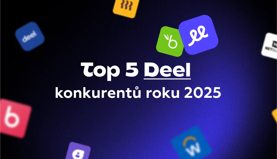Top 5 konkurentů Deel v roce 2025.