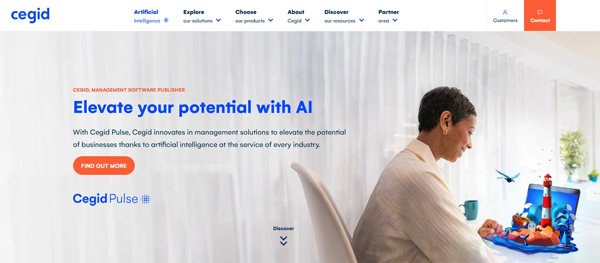 Cegid homepage