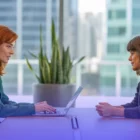 Exit interview neboli výstupní pohovor - ilustrační obrázek